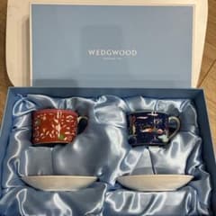 新品⭐️箱付ウェッジウッド (WEDGWOOD)ティーカップ&ソーサー ペアセットのサムネイル