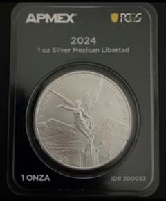 2024 メキシコ リベルタード 銀貨 1オンス 純銀 APMEX 密封 未開封