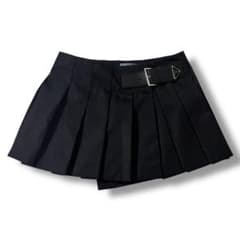 美品 PRADA Re-Nylon ベルト付 プリーツ ミニスカート 38 - メルカリ