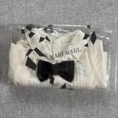MARLMARL ロンパース　ホワイト 蝶ネクタイ 70 新品のサムネイル