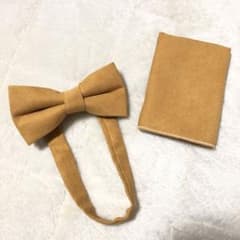 【土日限定 お値下げ中❗️】蝶ネクタイ ポケットチーフ 結婚式のサムネイル