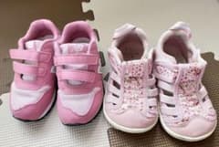 【セット売り】ニューバランス　14×イフミーサンダル14.5のサムネイル