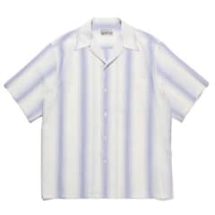 STRIPED OPEN COLLAR SHIRTのサムネイル