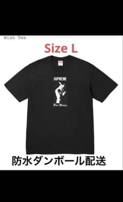 Supreme Wish Tee black ラージ 黒 Lサイズ - メルカリ
