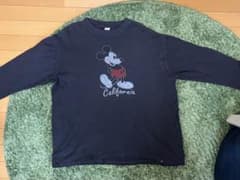 ディズニー ミッキーロングTシャツ 黒のサムネイル