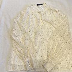 RagOut 長袖シフォンブラウス アイボリーのサムネイル