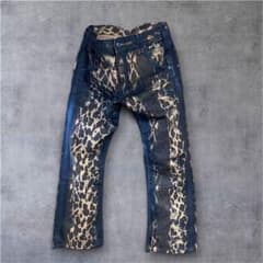 Roen レオパード柄 デニム　size 34 Roen レオパード柄 デニム size 34 - メルカリ