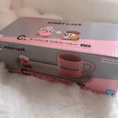 KIRBY CAFÉ 머그 & 플레이트 세트 C상