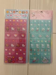 【正規品】　ハローキティ　タイルシール　ハイビスカス　マーメイド　日焼けキティのサムネイル