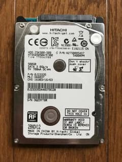 HDD500gb 2.5inch SATA 7mm厚 日立のサムネイル
