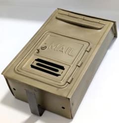 アンティーク真鍮 メールボックス 郵便受け ビンテージ 1920年代 USA その他