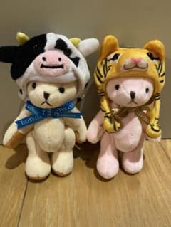 タリーズ干支テディベア牛・寅セットのサムネイル