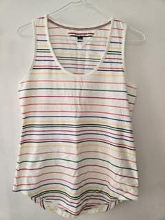 Tommy Hilfiger マルチボーダー タンクトップ XSのサムネイル