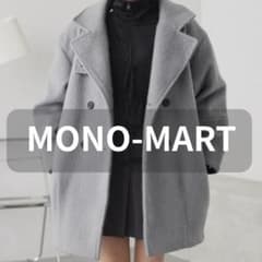 MONO-MART　2WAYシャギーメルトンコクーンミドルPコートのサムネイル