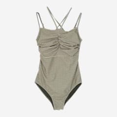 SEA DRESS 水着(フロントVデザインギャザーワンピース)のサムネイル