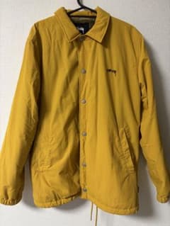 stussy コーチジャケット ボア　イエロー Sのサムネイル