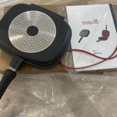 新品未使用 フレーバーストーン FUTAGOPan 双子パン 両面フライパン