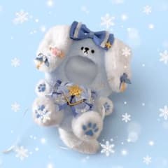 あんスタ♡新衣装♡16cm♡たれみみわんこ♡おすわりぬい服(ブルー)のサムネイル