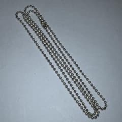 未使用品 クロムハーツ 純正ボールチェーン 75.8センチ - メルカリ