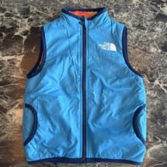 THE NORTH FACE ダウンベスト 青のサムネイル