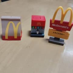 McDonald's ミニチュアフィギュア 3点セットのサムネイル