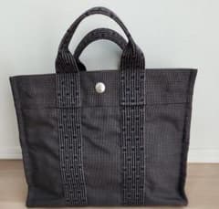 HERMES エルメス エールライン トートバッグ PM グレー カデナ 鍵付き