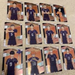ハイキュートレーディングカード烏野12枚セットのサムネイル