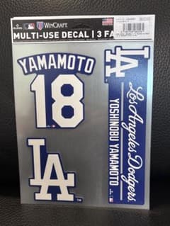 ロサンゼルス・ドジャース 山本由伸18 デカール 8枚セット ロサンゼルス・ドジャース 山本由伸18 デカール 8枚セット - メルカリ