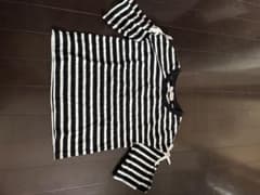 ボーダー Tシャツ スリッド入り 140cmのサムネイル