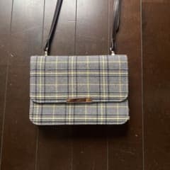 HusHusH チェック柄ショルダーバッグ クラッチバッグのサムネイル