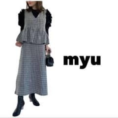 myu♡ペプラムツイードジャンパースカートのサムネイル