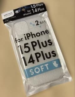 iPhone 15Plus／14Plus用ケース ソフト クリアのサムネイル