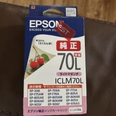 Epson ICLM70L ライトマゼンタインクカートリッジのサムネイル