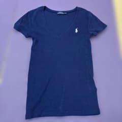Polo Ralph Lauren Vネック Tシャツ ネイビーのサムネイル