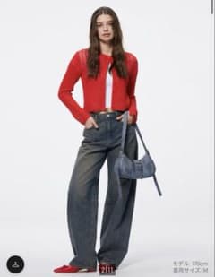 UNIQLO♡빨간 가디건 클래식 아이템 봄 여름 가디건