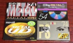 未使用品】カセットテープ 各社メタルテープ 4本セット - メルカリ