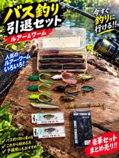 バス釣り 引退セット ルアー ワーム まとめ売り ブラックバス釣り