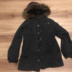 GAP モッズコート　黒　150のサムネイル