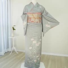 訪問着4点フルセット 204 正絹 七五三 お宮参り 結婚式 重ね衿