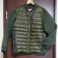 【ナイキ】ブルゾン 袖切り返し カーキ色 XL 未使用のサムネイル