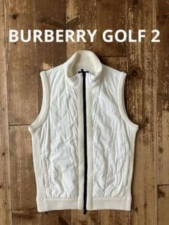 Burberry バーバリーゴルフ　ナイロンノースリーブベスト　L レディース BURBERRY GOLF バーバリーゴルフ ダウンベスト リバーシブル