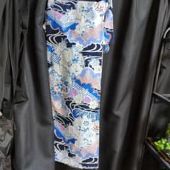 新品 浴衣 紺地 花柄 日本のそめのサムネイル