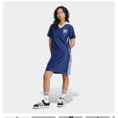 adidas ピンストライプ 半袖ワンピースのサムネイル