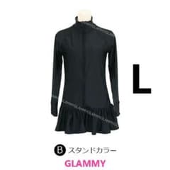 新品【L】ラッシュガード ブラック レディース 裏地パットなし