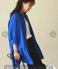 【美品】BARNYARDSTORM　シャツ　バンヤードストーム　切替ロングシャツのサムネイル