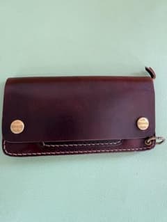 LEATHER WORKS BROTHER 長財布ダークブラウンTW-01のサムネイル