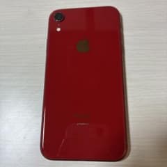 Apple iPhone XR (赤) ひび割れあり - メルカリ