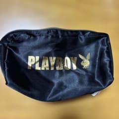 PLAYBOY ポーチ ブラック ゴールドロゴのサムネイル