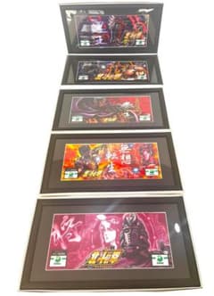 【未使用保管品】北斗の拳 サミーパチスロ 図柄パネル 額装品 まとめ売り レア 未使用保管品】北斗の拳 サミーパチスロ 図柄パネル 額装品 まとめ売り