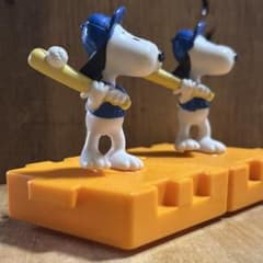 スヌーピー 野球 ビンテージ マック ミールトイ フィギュア セット